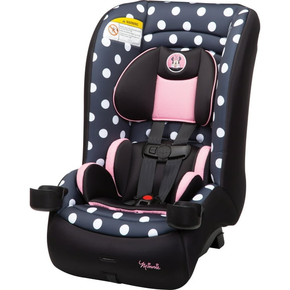 Disney Baby Jive 2 in 1 Convertible Car Seat, Peeking Minnie, Infant & Toddler, Unisex
