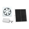 thumbnail image 2 of Extractor de con energía solar de 20 W, panel solar, de ventilación de alta velocidad y fácil de usar para cocinas y baños, ideal para 6 pulgadas, 2 of 8