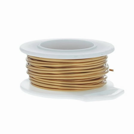 16 Gauge Round Bronze Enameled Craft Wire - 15 ft