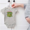 thumbnail image 5 of Teenage Mutant Ninja Turtles Group Romper Boys or Girls Infant Baby Brisco Brands 12M, 5 of 6