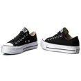 thumbnail image 3 of Tenis Converse Mujer 560250C Negro 23 cm CONVERSE Chuck Taylor en Plataforma de Lona, 3 of 5