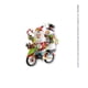 thumbnail image 2 of xihome Llavero colgante acrlico con forma de rbol de Navidad para aficionados al ciclismo, ideal para decorar el interior del coche o la mochila durante las fiestas., 2 of 5