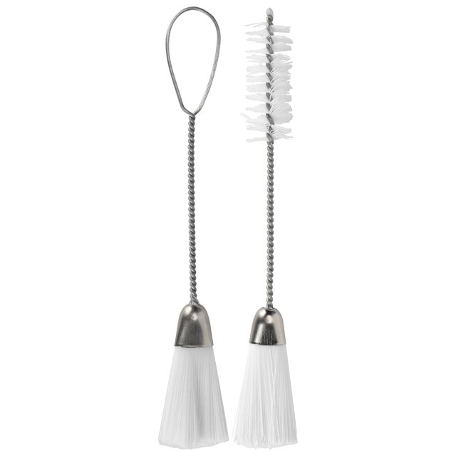 Cepillo de limpieza de boquillas para tuberías cepillo de limpieza para decoradores de pasteles cepillos de pelo de nailon flexibles de 2 uds para decoradores de pasteles y ANGGREK Otros