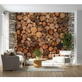 thumbnail image 6 of Tiptophomedecor Background & Patterns Wallpaper Wall Mural - Wooden Gate, 6 of 8