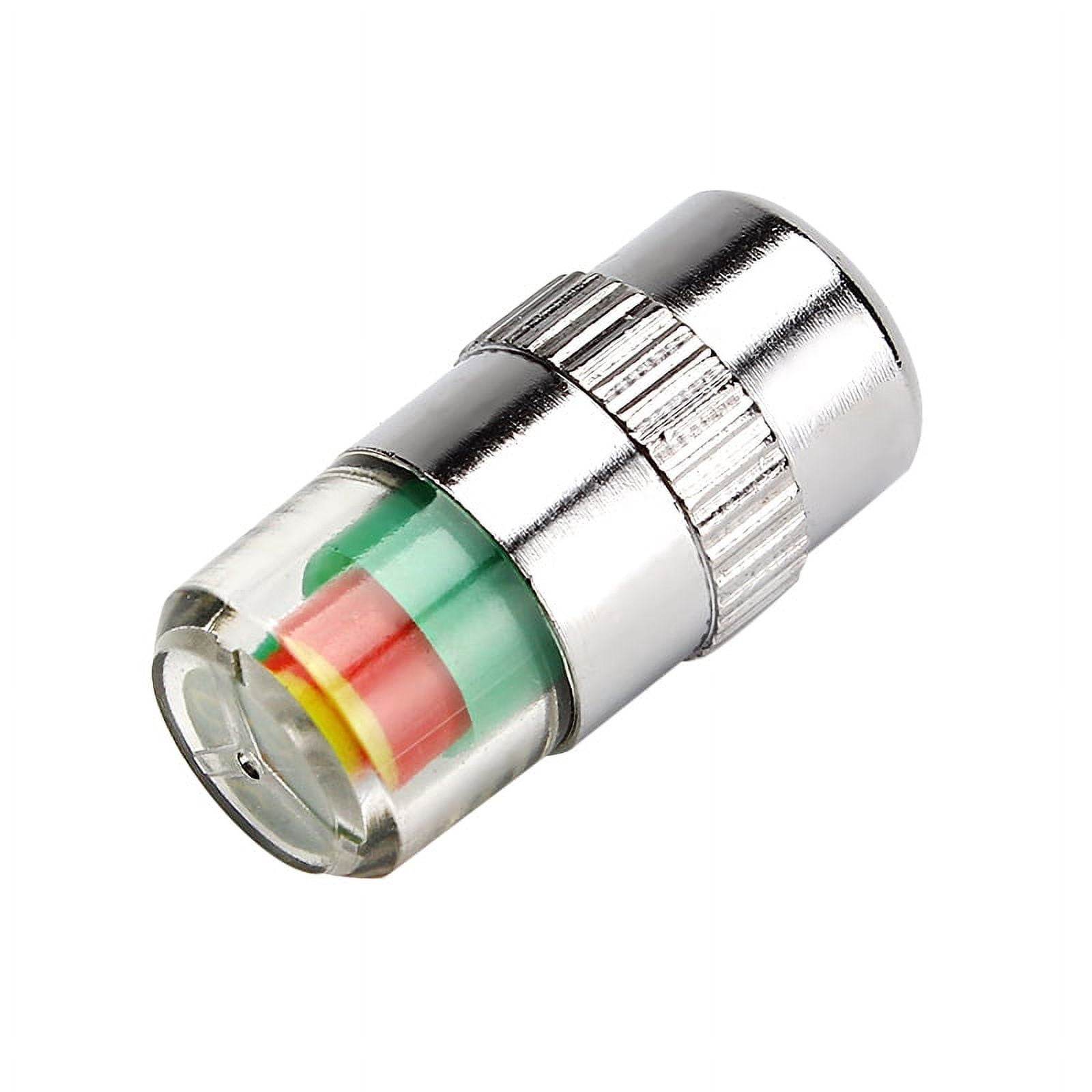 Ladcaser Car Tire Pressure Monitor Valve Stem Cap (2.0-2.3bar) For Automobiles Motorcycles Bicycles