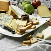 igourmet Eclectic International Cheese Assortment - Handpicked Cheeses with Accompaniments and Crackers for Gourmet Delights - Unique Selection of Gouda, Cheddar, Murcia al Vino, and More!