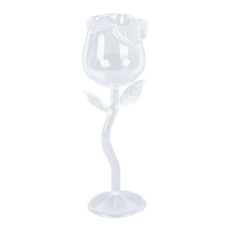 

Ostrifin 1 New 100Ml Rose Shaped Wine Glass Red Wine Goblet Party Wine Cocktail Cup