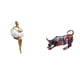 thumbnail image 1 of Escultura De Resina De Chica Nube Estética Y Figuras De Toro Coloridas, Colección De Estatuas De Personajes De Arte Abstracto Creativo Para Decoración De Oficina Y Sala De Estar., 1 of 8