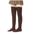 thumbnail image 5 of Ksopiavobs Women Extra Long Thigh High Socks Cotton Knit Warm Thick Tall Boot Stockings Leg Warmers, 5 of 6