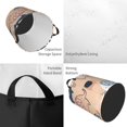 thumbnail image 2 of Balery Cute Ink Drawn Elephants Cesta de ropa redonda con asas, impermeable, independiente, para ropa, juguetes, dormitorio y familia-Medium, 2 of 6