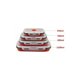 thumbnail image 2 of Contenedor plegable de silicona para almacenamiento de alimentos, 4 piezas, caja de comida y sobras sin BPA con tapas de plástico herméticas para cocina (rojo), 2 of 5