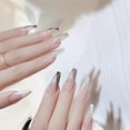 thumbnail image 4 of 24pcs/Set Fake Nails Wear Press On Reusable Designs Set French Artificial, 4 of 5