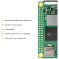thumbnail image 2 of Raspberry Pi Zero 2W Raspberry Pi ZERO 2W Motherboard Wireless Bluetooth WI-FI Development Board Module, 2 of 4