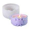 thumbnail image 1 of TQEHS Caja de almacenamiento de copos de nieve para árbol de Navidad, molde de silicona para velas navideñas de bricolaje K7S9, 1 of 6