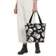 thumbnail image 5 of Balery black white Skull bone Bolsa de Hombro con Diseño, Bolsa Grande y Duradera, Bolsa Versátil para Compras, 5 of 6