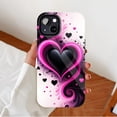 thumbnail image 2 of Heart Design Romantic iPhone Case for Couples Valentine's Day Compatible with iPhone 11/12/13/14/15/16 (Pro Max/Plus), 2 of 9
