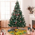 thumbnail image 7 of KLL 30" Christmas Tree Skirt Horse Sunflowers Xmas Tree Skirts Mat for New Year Xmas Holiday Party Indoor Outdoor Home Decoration, 7 of 7