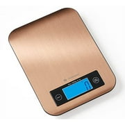 Zassenhaus Pure Digital Kitchen Scale, 9.3" x 6.9", Copper