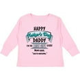 thumbnail image 3 of Inktastic Happy Father's Day- best gift ever Boys or Girls Long Sleeve Toddler T-Shirt, 3 of 5