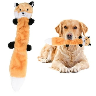 Hyper Pet Real Skinz Plush Dog Toy with Squeaker, Opossum