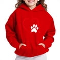 thumbnail image 2 of fatyb Boys Girls Hoodie Sweatshirts with Pocket Cute Print Long Sleeve Casual Hooded Pullover for Kids, 2 of 4