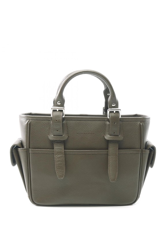 Pre-Owned Burberry handbag, leather, women's, brown (Good)