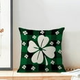 thumbnail image 3 of St Patricks Day Pillow Covers 18x18 Set of 2, Buffalo Plaid Lucky Clover Throw Pillow Covers Green Shamrock Decorative Cushion Case St Patricks Day Decor for Home Couch Sofa Outdoor, 3 of 6