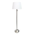 thumbnail image 3 of Mod Lighting and Decor Adjustable Table and Floor Lamps with White Shade - 59" - White and Silver, 3 of 9