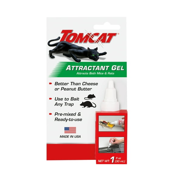 Tomcat Attractant Gel, Attracts Mice and Rats, Great Alternative to Cheese or Peanut Butter, 1 oz.