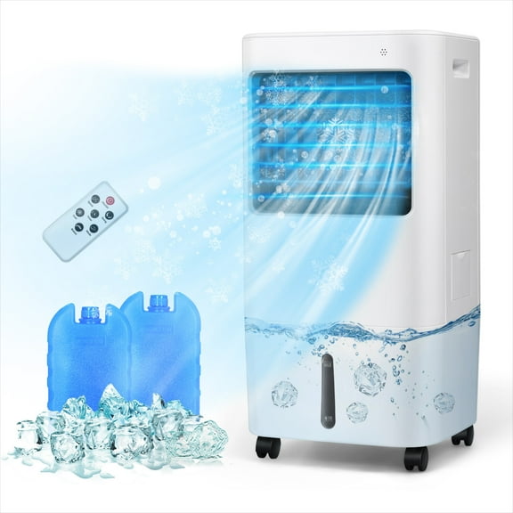 3-in-1 Evaporative Portable Air Cooler Fan with Remote Control