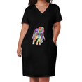 thumbnail image 2 of Vestido ancho con cierre de cremallera para mujer, auténtica ropa para mujer., 2 of 6