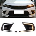 thumbnail image 4 of 1 Pair Left Right LED Driving Lights , 12V Fog Light DRL Turn Signal Lamp Replacement For  2022 Car Accessory, 4 of 8