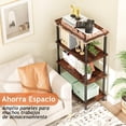 thumbnail image 4 of Librero 4 Niveles, Estante Organizador, Montaje sin Herramientas, Repisa para Espacios Pequeños, Estantería Minimalista Industrial para Sala, Oficina o Cocina, 4 of 4