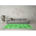 thumbnail image 3 of Ahgly Company Indoor Rectangle Abstract Emerald Green Modern Area Rugs, 7' x 9', 3 of 4