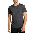 thumbnail image 2 of Tdoqot Mens Athletic T Shirts- Short Sleeve Casual Summer Quick-Dry Gym Workout Tops Dark Gray Size 3XL, 2 of 5