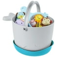 Skip Hop Bath Toy Storage, Moby Stowaway Bucket, Grey