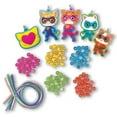 thumbnail image 3 of Tara Toy: Super Kitties - Necklace Activity Set - Disney Junior, 161pc, Create 5 Charm & Bead Necklaces, Mix&Match Designs, Jewelry Craft Kit, Kids 3+, 3 of 7