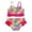 Rose Red, variant on YTDSCS Kids Baby Girls Swimsuit Two Piece for Girls,Toddler Swimsuits Boyshort Set Triangle Swimwear Summer Beach Bathing Suit Sport Summer Swimwear for 2-11years Old