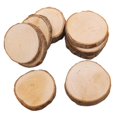 thumbnail image 1 of 10pcs Unfinished Natural Wood Slices Circles With Tree Bark Wedding Ornament, 1 of 4