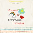 thumbnail image 4 of Inktastic Someone in Pennsylvania Loves Me Girls Baby Dress, 4 of 5