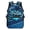 Blue Sports Car Pattern, variant on Blue Lightning Bolt Pattern 17 Inch Bookbag for Girls, Polyester Fabric Large Capacity Lightweight Backpack for School