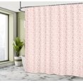 thumbnail image 4 of Ambesonne Luau Shower Curtain, Flourish Pattern Hibiscus Art, 69"Wx75"L, Rose White, 4 of 4