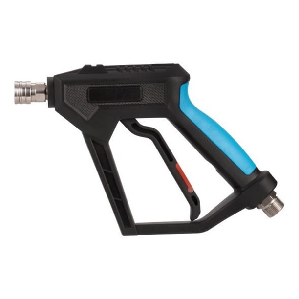Pistola de Lavadora de Alta Presión, Pistola Corta de Lavadora de Potencia Conector Rápido de 1/4 de Pulgada, Entrada Masculina M22-14 mm Para Lavado de Autos de Cañón de