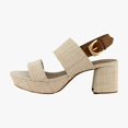 thumbnail image 2 of Aerosoles Camila Women's Heels Natural Raffia/Tan Size 10 M, 2 of 8