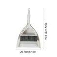 thumbnail image 4 of Mini Desktop Dustpan and Brush Set - Compact 11.6x8x1.97in Plastic Handheld Broom for Keyboard, Sofa, Car, Hard-to-Reach Areas - Portable Cleaning Tool for Home, Office, Food Crumbs, 4 of 6
