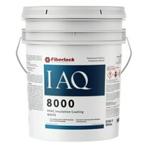 Fiberlock IAQ 8000 HVAC Duct Sealant, White, 5 Gallon