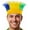 Blue Yellow Green, variant on Hairy Headband Soccer Funny Crazy Wig Hat Headbands 2026 Football Hair Accessories for Men and Women (Red Yellow Red)