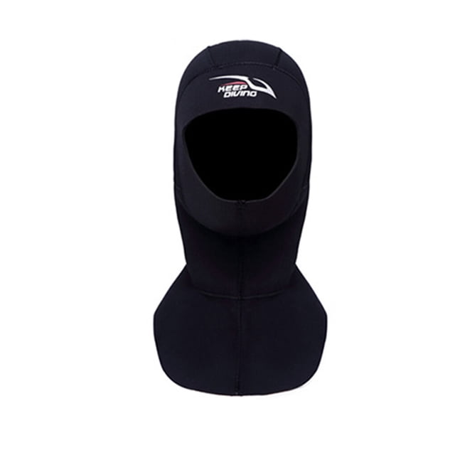 Naiovety Keep Diving DH-321 Gorro de buceo de 3 mm A prueba de frío Capucha de color sólido Cubierta de la cabeza Snorkel Sombrero de Accesorios Type2 NO2 Naiovety OD002585-03B