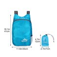 thumbnail image 3 of CasaChic Outdoor Lightweight Foldable Backpack, 20-35L Polyester Travel Bag for Hiking Camping, Waterproof Abrasion-Resistant with Ergonomic Breathable Straps, 3 of 6