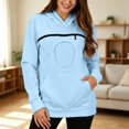 thumbnail image 5 of Cat Pouch Hoodie Pet Carrier Sweatshirt Large Pocket Pullover Shirt Wearable Cat Dog Carrier Hoodie, 5 of 6